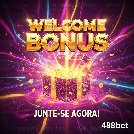 Imagem promocional do site 488bet destacando bônus especial, com elementos visuais relacionados a apostas e jogos.