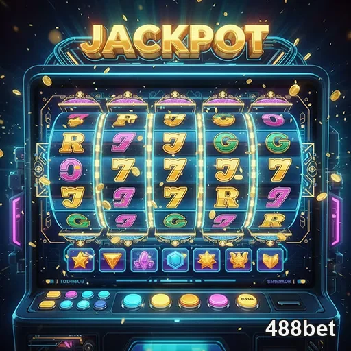 Imagem de jogos de slots no 488bet, destaque para variedade de máquinas e promoções no site 488bet.